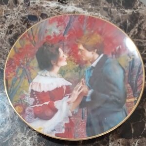 Vintage 1983 "Rendezvous" by Rob Sauber Decorative Plate
